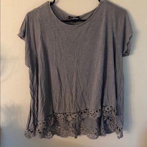 Grey simple shirt
